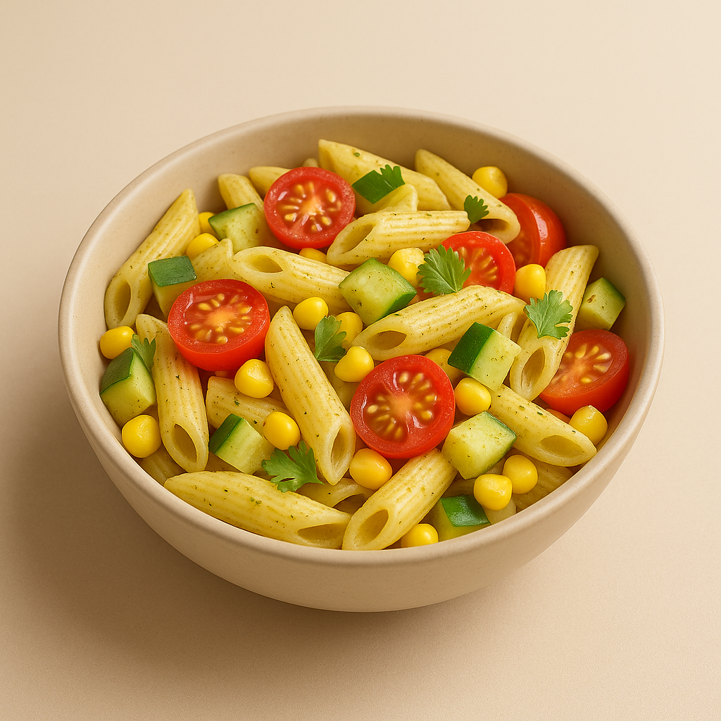 Chili Mint Pasta Salad