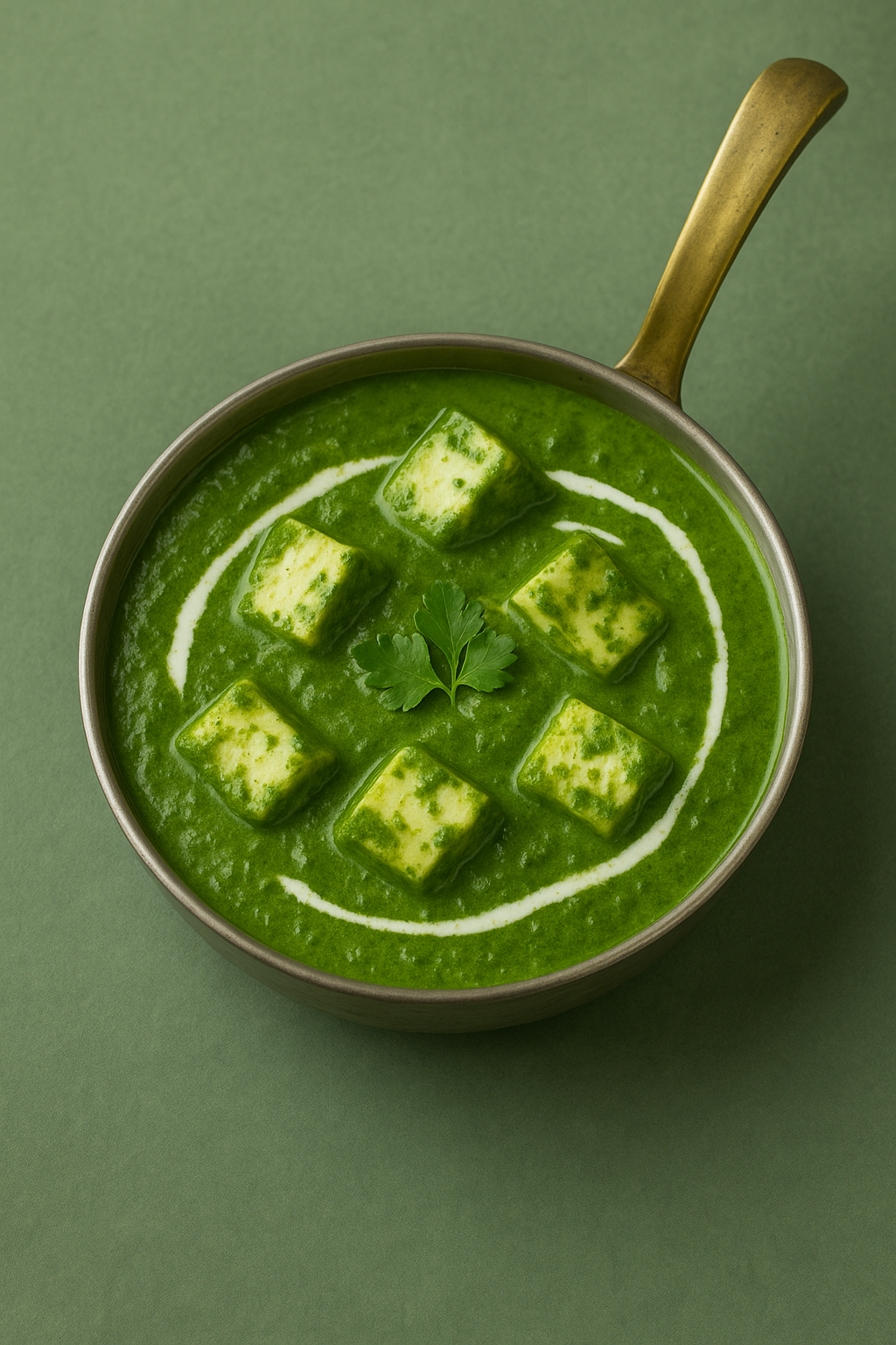 Green Gravy methi malai paneer